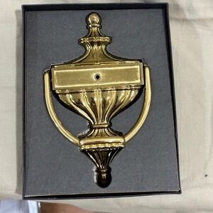 Brass door knocker